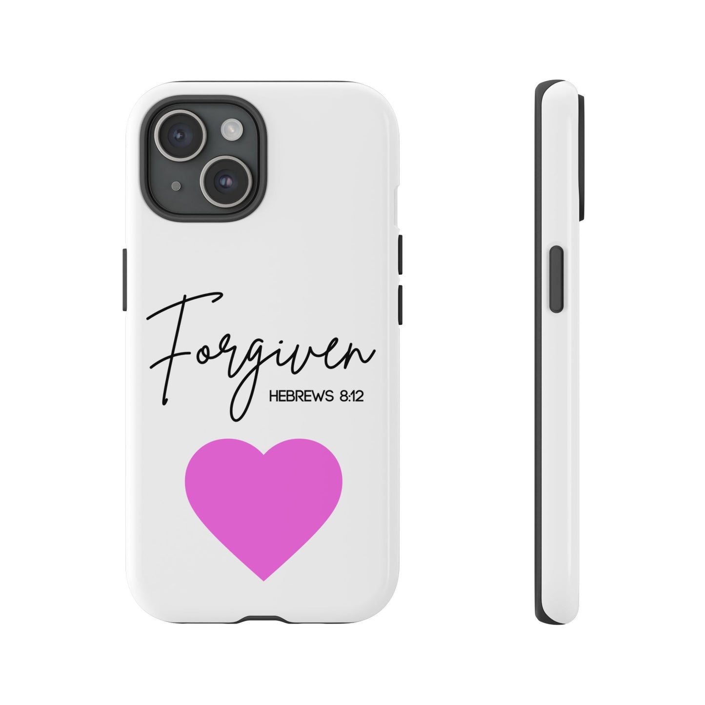 Forgiven Floral Phone Case | Tough Cases, Stylish Phone Protection, Unique Gift, Floral Design, Motivational Case