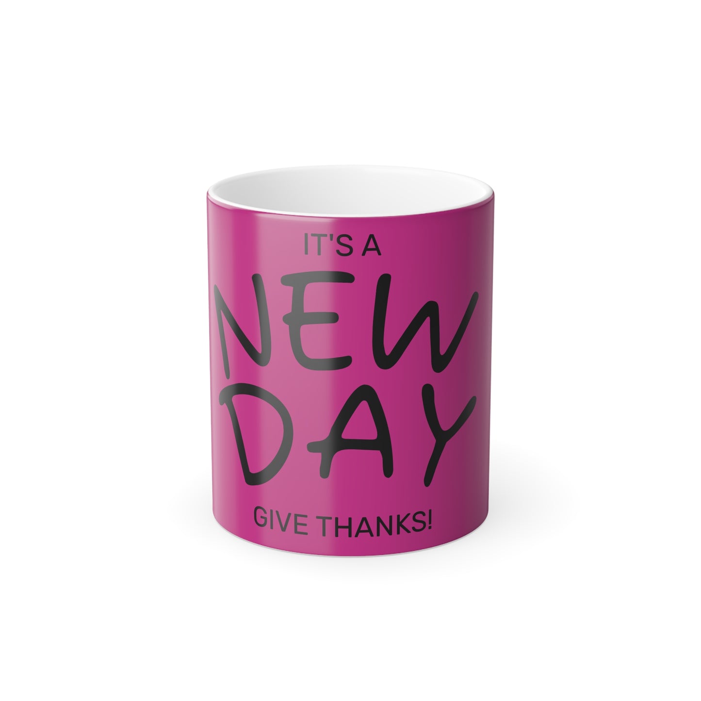 Color Morphing Magic Mug - Cheerful Daily Reminder, Gift for Coffee Lovers, Motivational Drinkware, Unique Housewarming Gift, Fun [...]