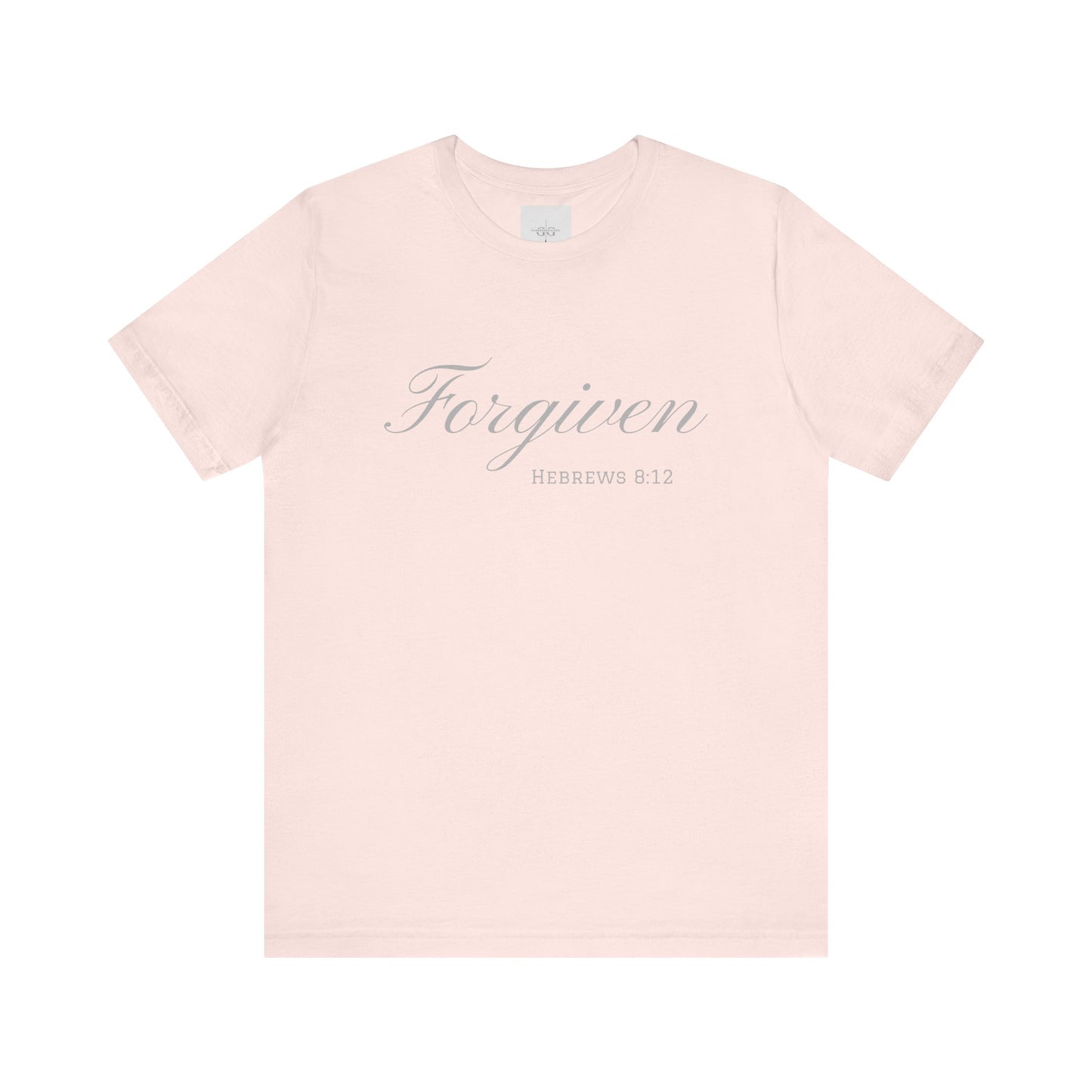 Forgiven Unisex Jersey Tee | Inspirational Christian Shirt | Bible Verse Apparel | Faith-Based Gift | Casual Comfort Wear