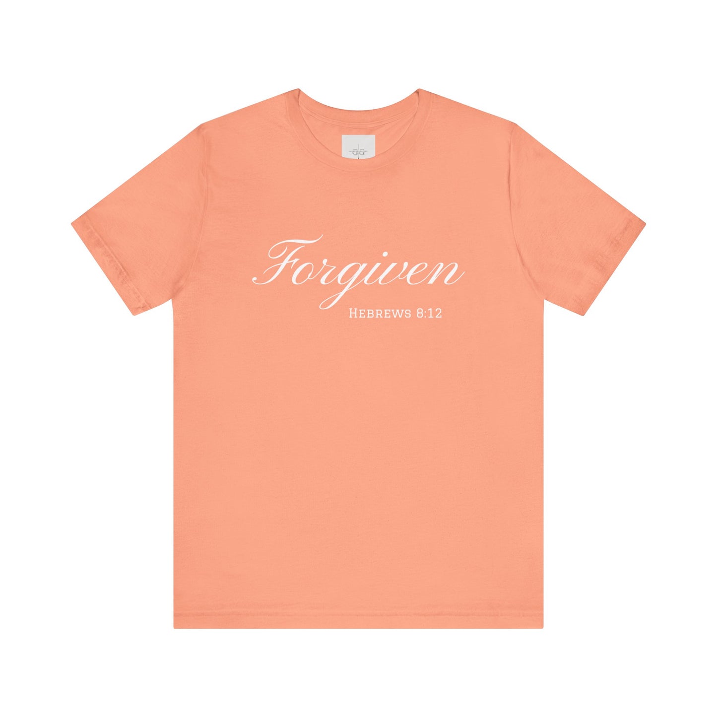 Forgiven Unisex Jersey Tee | Inspirational Christian Shirt | Bible Verse Apparel | Faith-Based Gift | Casual Comfort Wear