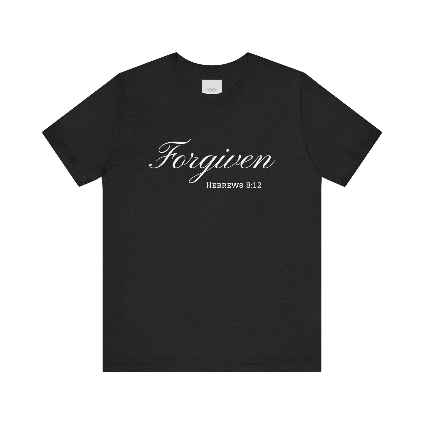 Forgiven Unisex Jersey Tee | Inspirational Christian Shirt | Bible Verse Apparel | Faith-Based Gift | Casual Comfort Wear