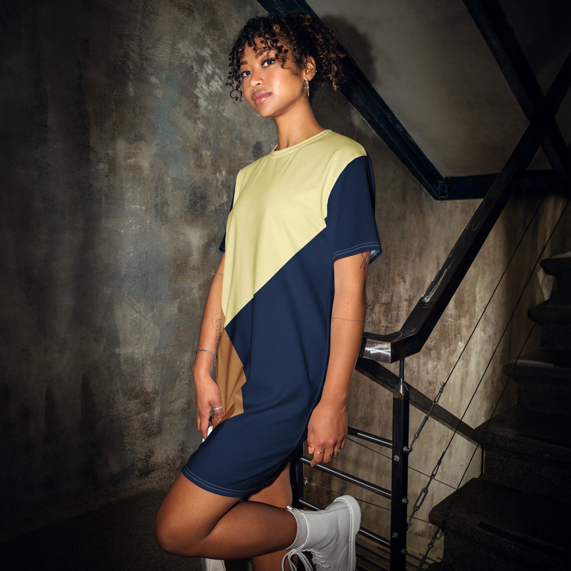 Color block T-shirt dress – G&G Color block T-shirt dress – G&G
